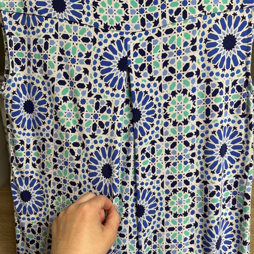 Tori Richard Honolulu Shift Dress Womens S Sleeveless Hawaii Made Coastal Resort - Picture 11 of 13